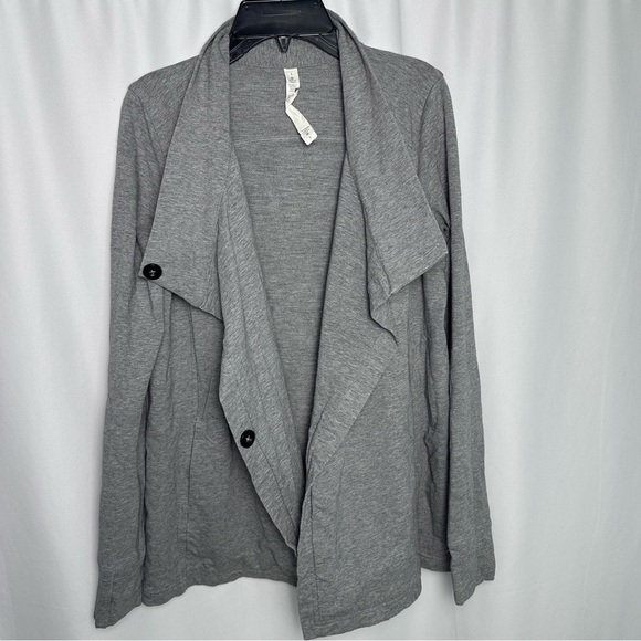 Lululemon Coast Wrap II Size 4 Heathered Medium Grey - Picture 12 of 16